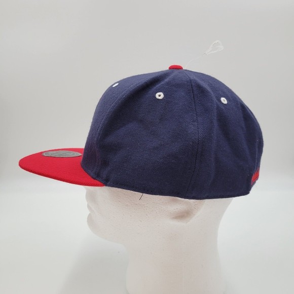 Washington Wizards Mitchell & Ness Blue Red Fitted Hat Cap 7 3/4 NBA 100% Wool - Picture 4 of 14
